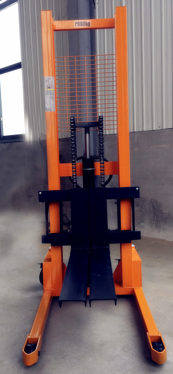 多功能1吨手动液压搬运车(加重加厚型)，厂家供应-168飞艇开奖官网开奖记录查询结果-石材夹具_小型搅拌机_手动叉车_液压堆高车