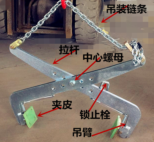 石材夹具使用现场图-河北东圣吊索具